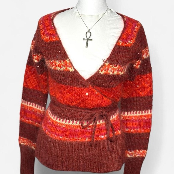 Smart Set Sweaters - Vintage 90s Cardigan, Smart Set, Woman’s, Size Small, Sequins
